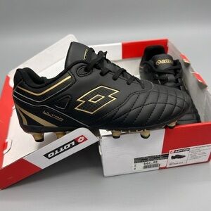 US 1 EUR 32.5 👦🏽 | LOTTO ULTRA PRESS 2.0 JUNIOR | Soccer Cleats Black and Gold